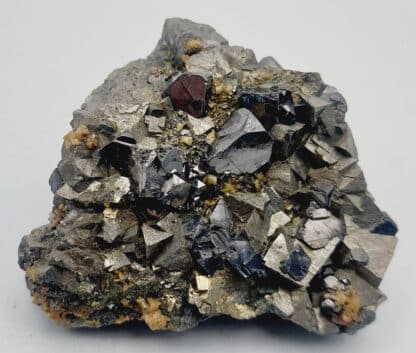 Galène, Arsénopyrite, Dolomie et Pyrite, Freiberg, Saxe, Allemagne.