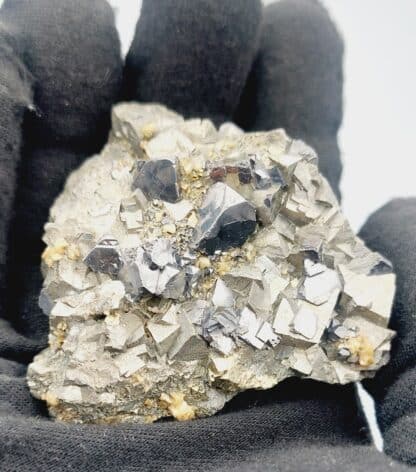 Galène, Arsénopyrite, Dolomie et Pyrite, Freiberg, Saxe, Allemagne.