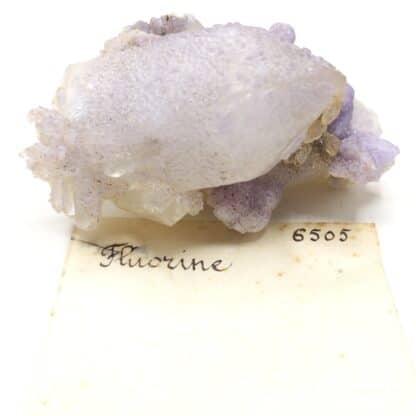 Fluorite on quartz, Panasqueira, Portugal. - Image 3