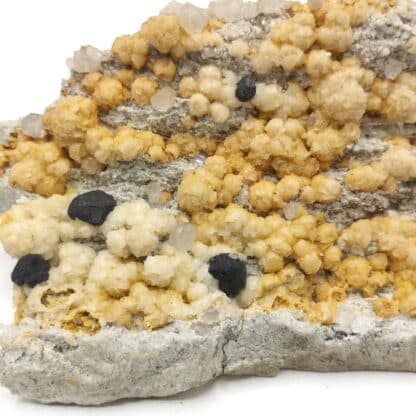 Sphalérite (Blende), Dolomite & Calcite, Obergesteln, Valais, Suisse.