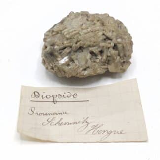 Diopside, Schemnitz (Banska Stiavnica), Slovaquie.