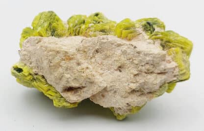 Autunite, Spokane, Washington, USA.