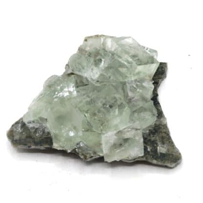 Fluorite sur gangue, Xianghuapu, Chenzhou, Hunan, Chine.