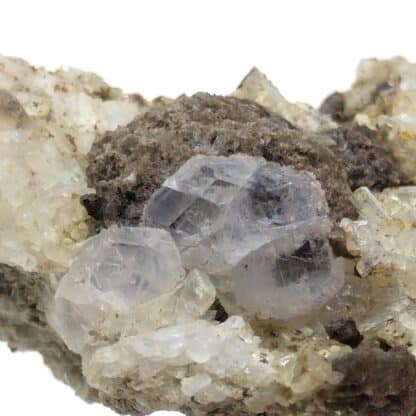 Apatite & Sidérite, Piz Miez, Grisons, Suisse.