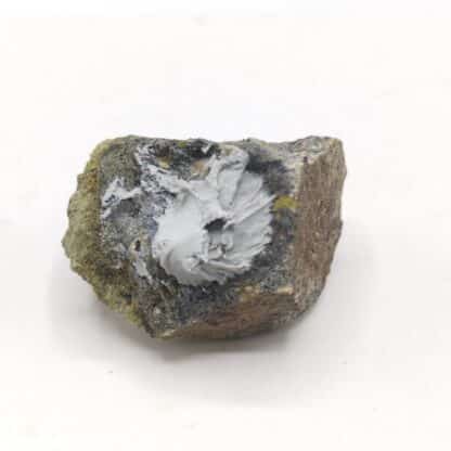 Quartz (macle de la Gardette), Épidote & Hématite, Le Dramont, Esterel, Var.