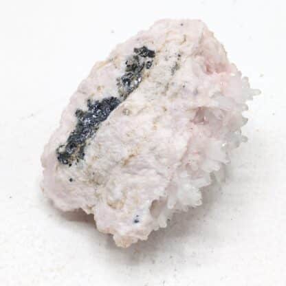 Rhodochrosite & Quartz, Cavnic, Roumanie.