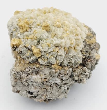 Dolomite, Ankérite et Muscovite, Obergestein, Valais, Suisse.