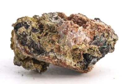 Pyromorphite ps. Cérusite, Cérusite et Galène, Sainte-Lucie, Saint-Léger-de-Peyre, Lozère.