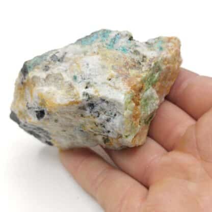 Wroewolfite, Linarite & Bayldonite, La Verrière, Les Ardillats, Rhône.