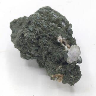 Apatite sur Albite, Piz Miez, Grisons, Suisse.