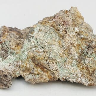 Annabergite, Érythrine et Aragonite, Mine Cobalt, Fertrupt, Haut-Rhin.