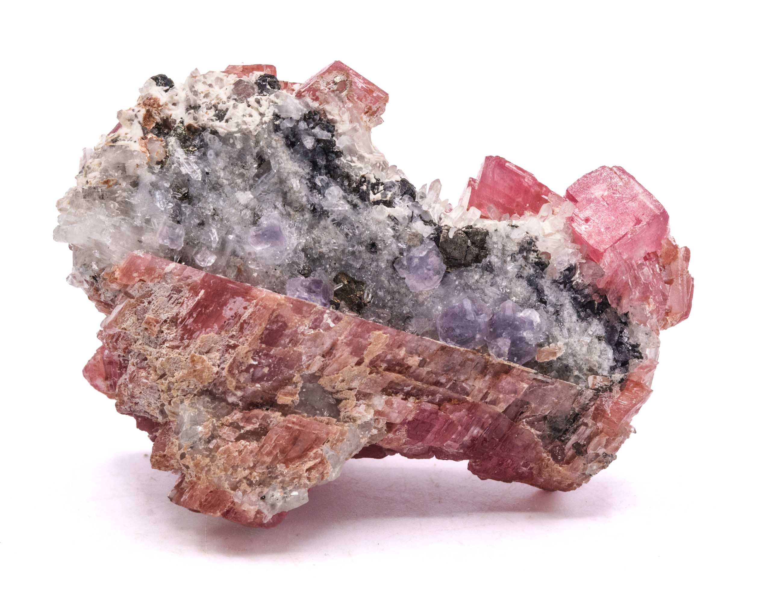 Rhodochrosite, Sweet Home Mine, Colorado, USA.