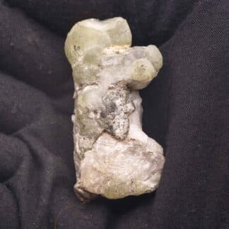 Prehnite et Calcite, Paterson, New Jersey, USA.