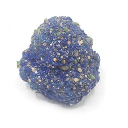 Cuprite sur Azurite, Chessy-les-Mines, Rhône.