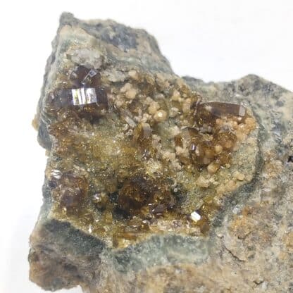 Vésuvianite (Idocrase), Vésuve, Italie.