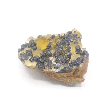 Fluorite & Blende (Sphalérite), Mine de Peyrebrune, Tarn.