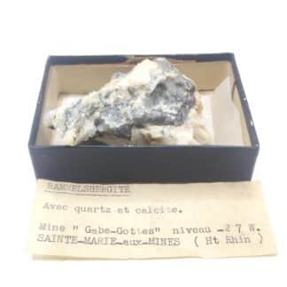 Rammelsbergite, Gabe-Gottes, Sainte-Marie-aux-Mines, Haut-Rhin.