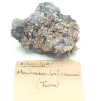 Scheelite & Quartz, Montredon-Labessonié, Tarn.