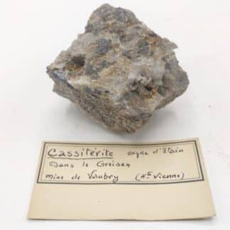 Cassitérite, Vaulry, Haute-Vienne, Limousin.