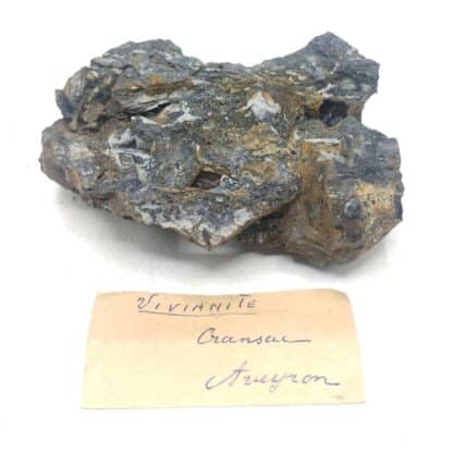 Vivianite, Cransac, Aveyron.