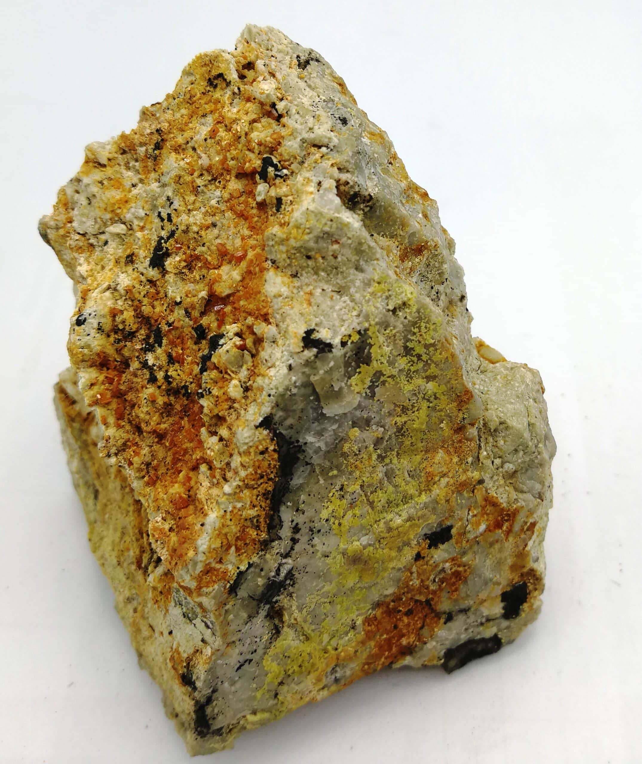 Wulfénite, Old  Yuma Mine, Arizona., Old  Yuma Mine, Arizona.
