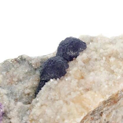 Fluorite violette, Buxières-les-Mines, Allier, Auvergne.