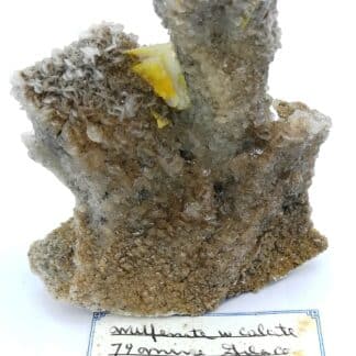 Calcite, wulfenite, Arizona, U.S.A.