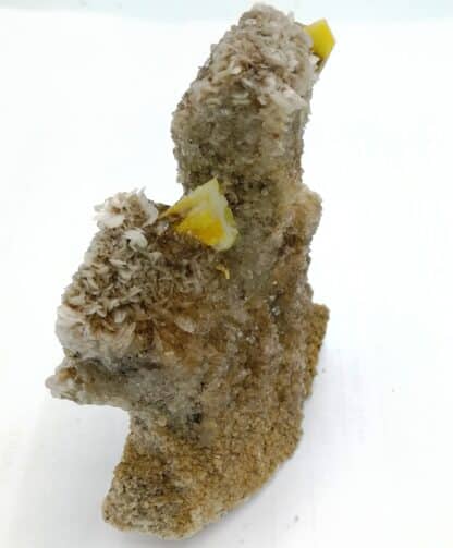 Calcite, wulfenite, Arizona, U.S.A.