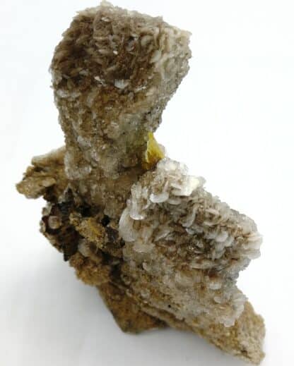Calcite, wulfénite, Arizona, U.S.A.