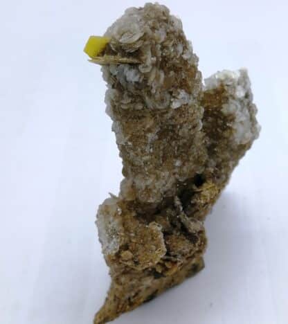 Calcite, wulfénite, Arizona, U.S.A.
