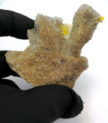 Calcite, wulfénite, Arizona, U.S.A.