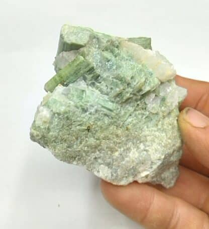 Diopside « Mussite », Pian de la Mussa, Piemont, Italie.