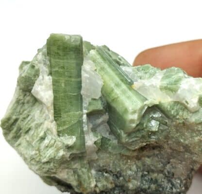 Diopside « Mussite », Pian de la Mussa, Piemont, Italie.