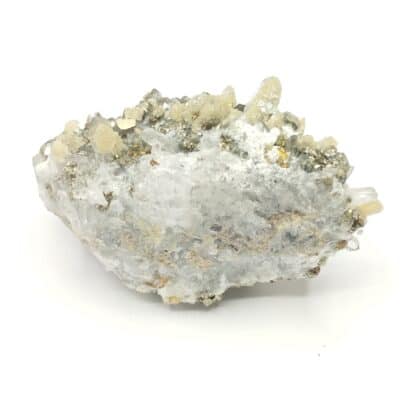 Pyrite, Quartz & Dolomite, Madan, Bulgarie.