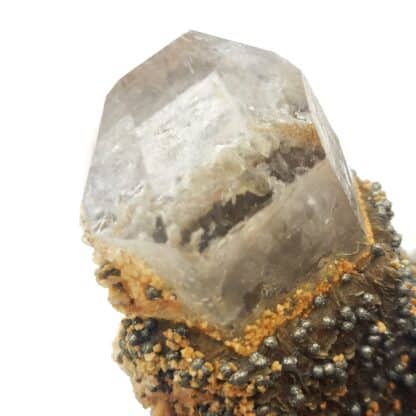 Quartz, Sidérite, Pyrite, Mines de Panasqueira, Portugal.