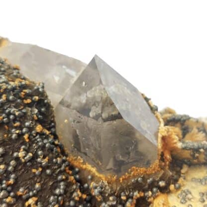 Quartz, Sidérite, Pyrite, Mines de Panasqueira, Portugal.