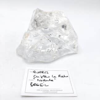Nodule de Quartz gemme du Brésil.