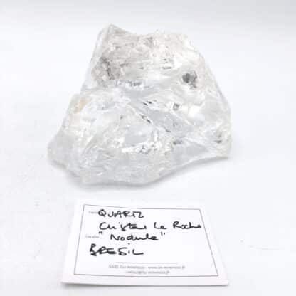 Nodule de Quartz gemme du Brésil.