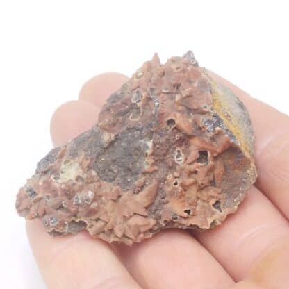 Calcédoine après Calcite, Saphoz, Haute-Saône.