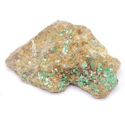 Chalcolite (Torbernite), Lachaux, Puy-de-Dôme, Auvergne.