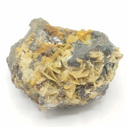 Tétraédrite, Blende (Sphalérite) & Mésitine (Sidérite), La Mure, Isère.