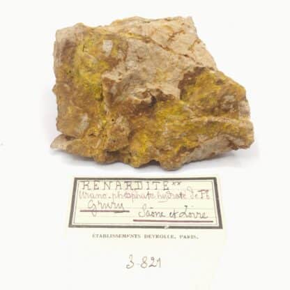 Renardite, Grury, Saône-et-Loire.